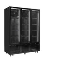 Upright vertical fridge 3 doors